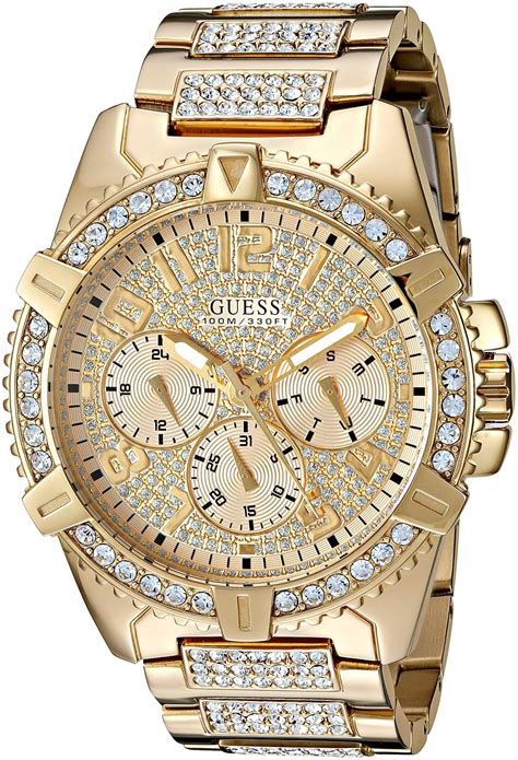 men's guess watch with diamonds